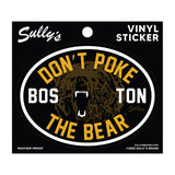 Don't Poke The Bear Oval Sticker